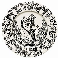 тарелка taika черно-белая в Якутске
