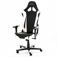 кресло геймерское dxracer racing черно-белое в Якутске