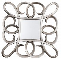 зеркало серебряное квадратное в фигурной раме silver swirl frame от rvastley в Якутске