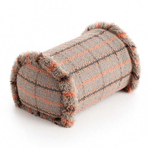 подушка большая-рол tartan terracotta от gan в Якутске