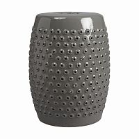 керамический столик-табурет cutwork garden stool серый в Якутске