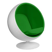 кресло eero aarnio style ball chair зеленое в Якутске