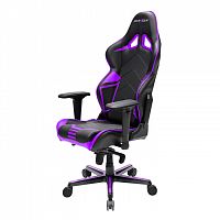 кресло геймерское dxracer racing черно-фиолетовое в Якутске