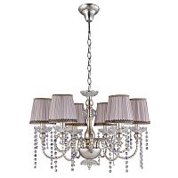 подвесная люстра crystal lux alegria sp6 silver-brown в Якутске