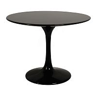 стол журнальный eero saarinen style tulip table черный в Якутске