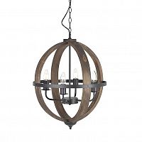 люстра на 4 рожка коричневого цвета в Якутске