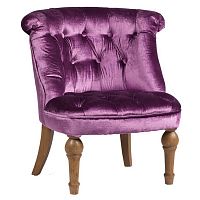 кресло sophie tufted slipper chair сиреневое в Якутске