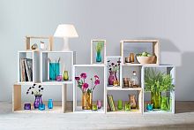 ваза цилиндрическая flower colour 25 см зелёная в Якутске