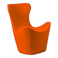 кресло papilio lounge chair оранжевое в Якутске