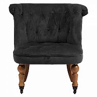 кресло amelie french country chair серый велюр м в Якутске