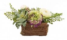 композиция из искусственных цветов в горшке лютики в Якутске