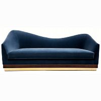 диван hughes sofa прямой синий в Якутске