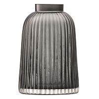 ваза pleat, 20 см, серая в Якутске