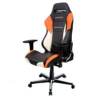 кресло геймерское dxracer drifting черно-бело-оранжевое в Якутске