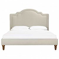 кровать двуспальная 160х200 бежевая cassis upholstered в Якутске