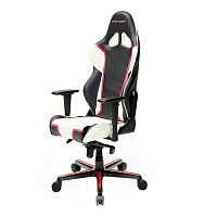 кресло геймерское dxracer racing черно-бело-красное в Якутске