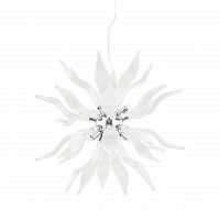 подвесной светильник ideal lux leaves sp8 bianco в Якутске