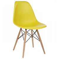 стул деревянный eames pc-015 yellow в Якутске