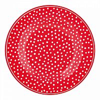 десертная тарелка dot red в Якутске