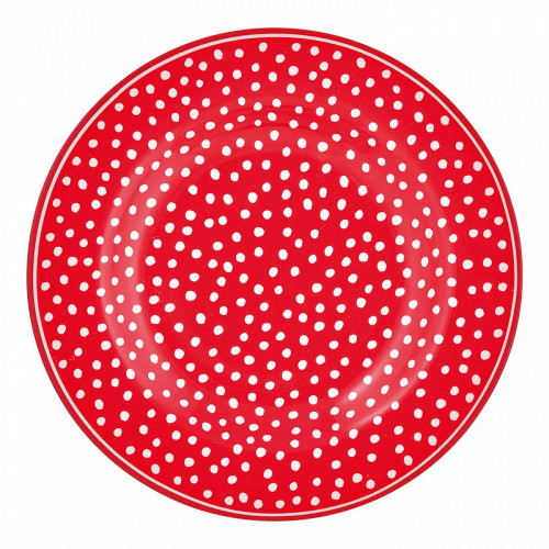 десертная тарелка dot red в Якутске