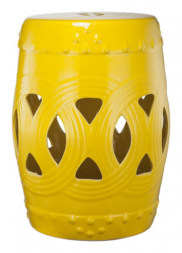 керамический столик-табурет fence stool yellow в Якутске