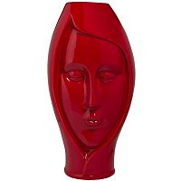 ваза голова женщины бордовая 19,5х16,5х37,5 см в Якутске