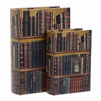шкатулки-книги, набор из 2 шт. мультиколор в Якутске
