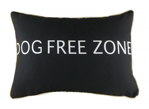 подушка с надписью dog free zone в Якутске