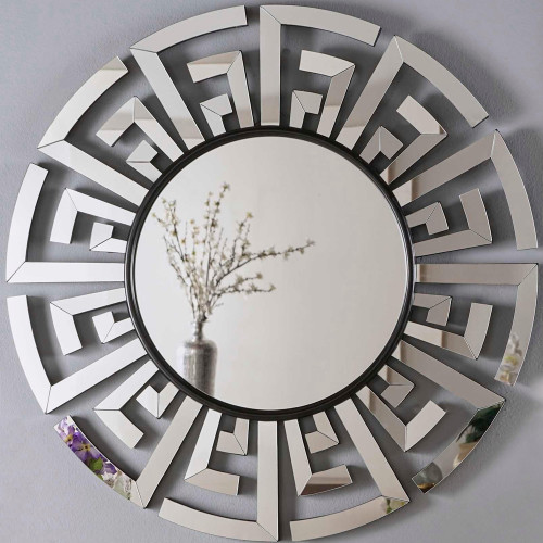 зеркало венецианское в греческом стиле круглое в стеклянной раме нефертити в Якутске