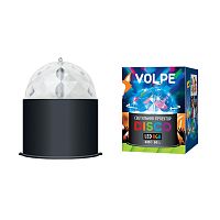 светодиодный светильник-проектор (09840) volpe disco uli-q302 03w/rgb black в Якутске