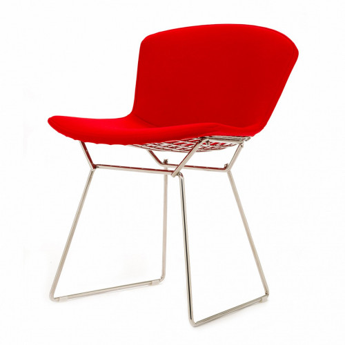стул bertoia с обивкой красный в Якутске