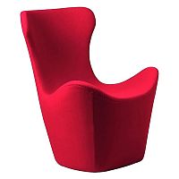 кресло papilio lounge chair красное в Якутске