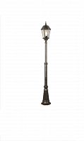 садово-парковый светильник arte lamp genova a1207pa-1bn в Якутске