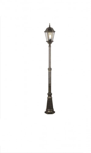 садово-парковый светильник arte lamp genova a1207pa-1bn в Якутске