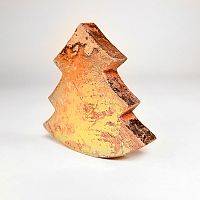 украшение новогоднее ель золотая golden tree, 15х14х2,5 см в Якутске