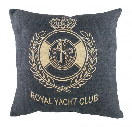 подушка с гербом королевского royal yacht club denim в Якутске