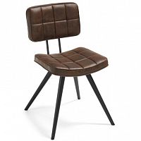 стул lola seat pu brown ноги эпоксидный черный c592u09 от la forma (ex julia grup) в Якутске