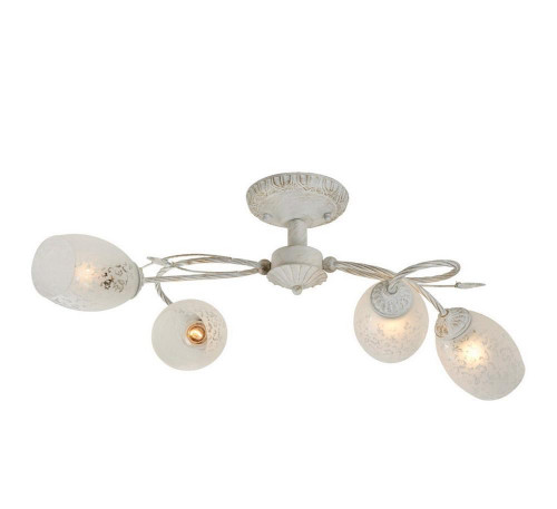 потолочная люстра idlamp julia 874/4pf-whitepatina в Якутске