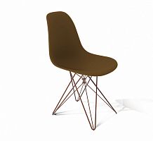 стул dsr коричневый s50 (eames style) в Якутске