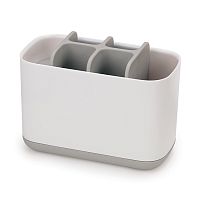 органайзер для зубных щеток easystore большой белый-серый в Якутске