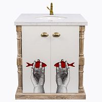 тумба с раковиной океан снег fornasetti в Якутске