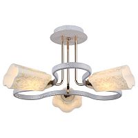 потолочная люстра arte lamp romola a8182pl-3wg белая в Якутске