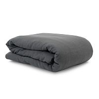 пододеяльник изо льна темно-серого цвета essential 200х200 в Якутске