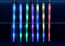 занавес светодиодный уличный «сосульки» 300см (11126) uld-e3005-210/dtk rgb ip44 frosted icicle в Якутске