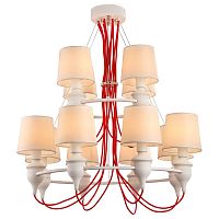 подвесная люстра arte lamp sergio a3325lm-8-4wh в Якутске