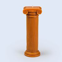 свеча высокая оранжевая hestia column в Якутске