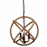 люстра foucault's orb rustic iron бежевая, коричневая в Якутске