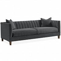 диван penelope sofa прямой серый в Якутске