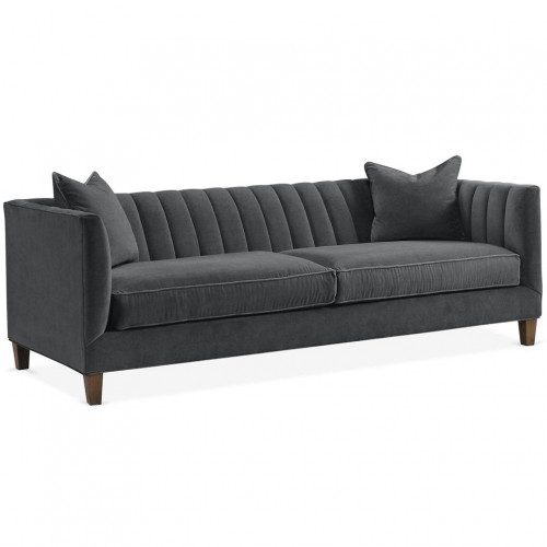 диван penelope sofa прямой серый в Якутске