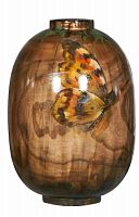 ваза настольная fresco brown butterfly в Якутске